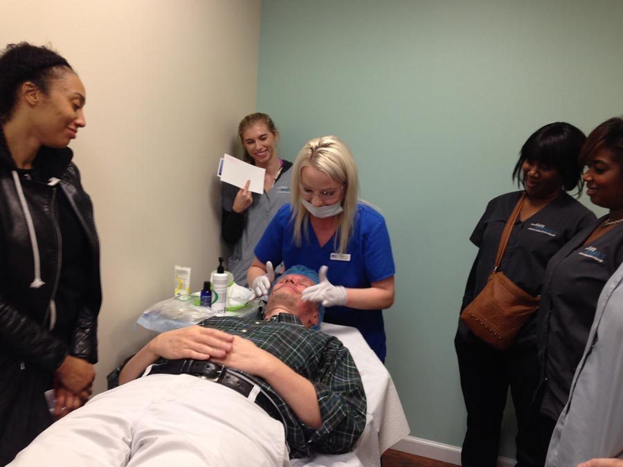 med spa, hydra facial treatment
